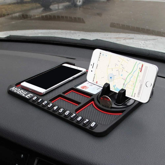 Car Accessories Multifunction Phone GPS Holder Anti-Slip Silicone Pad and Car Mobile Holders for Car Dashboard